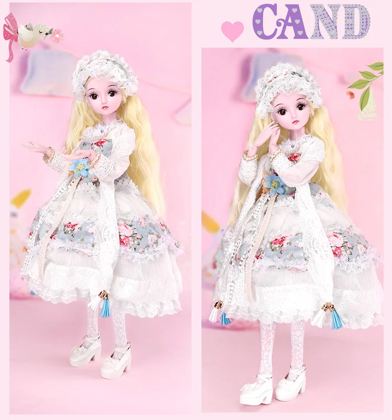 Kawaii принцесса LUCY блонд девочка кукла 1/3 шарнирные SD куклы 60 см мяч игрушки на шарнирах для детей дети игрушки подарки на день рождения