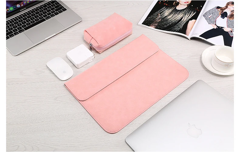 Новинка 2019 года Роскошные Laptop Sleeve сумка для 2018 Macbook Air 13 Touch ID Pro retina 11 12 15 для женщин мужчин чехол Xiaomi 13,3 15,6 крышка