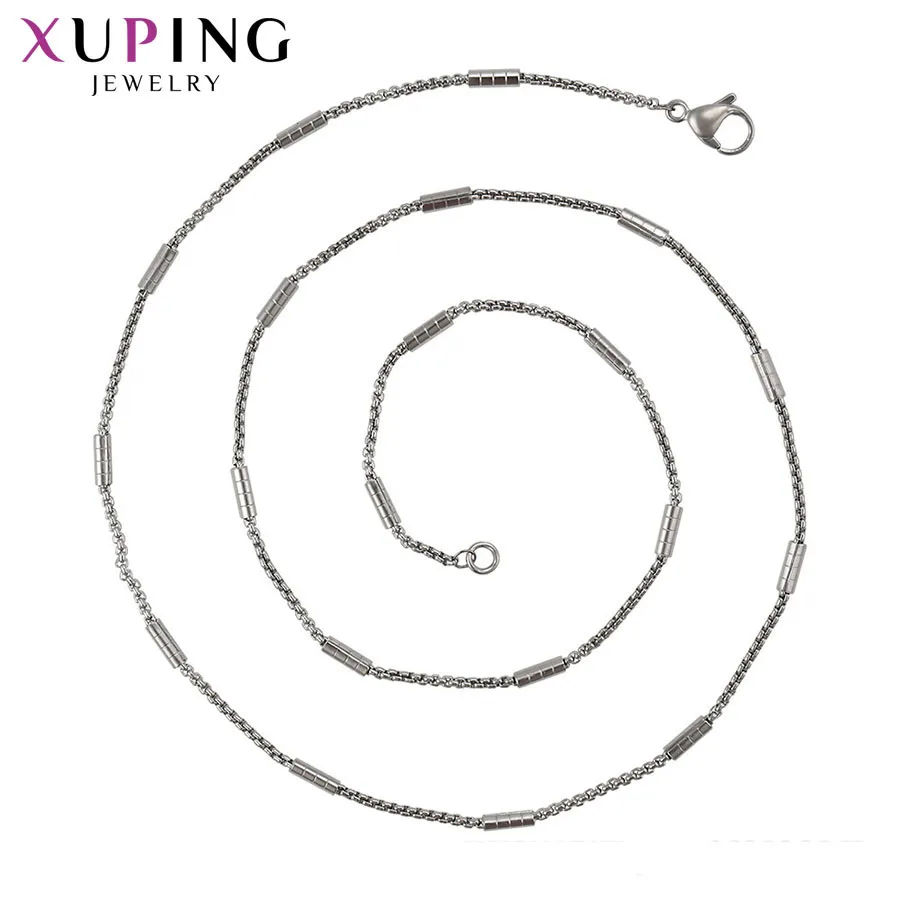 

Xuping Newest Arrivals Chains Necklaces for Woman Or Man Stainless Steel Jewelry Simple Fashion Best Birthday Gifts S176.1-45530