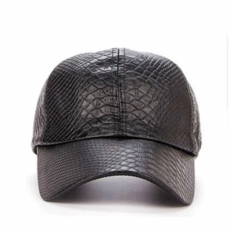 Mens Hats Classic Crocodile Pattern Baseball Caps Spring Visor Cap Snapback Male Bone Dads hat
