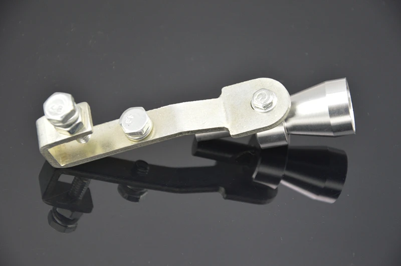 Universal Aluminum Exhaust Muffler Pipe Turbo Sound Fake Blow-off BOV Simulator Whistle S M L XL