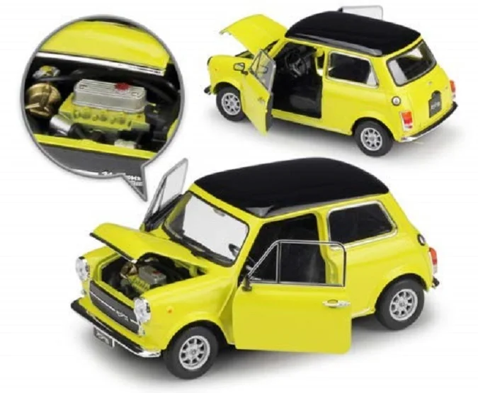 Welly 1:24 Mini Cooper 1300 модель спортивного гоночного автомобиля новая в коробке|Наземный