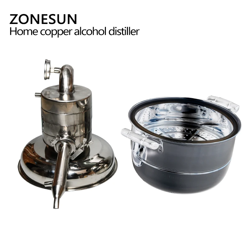 ZONESUN лабораторный дистиллятор для воды бытовой эфирных масел|distiller distillation|distiller