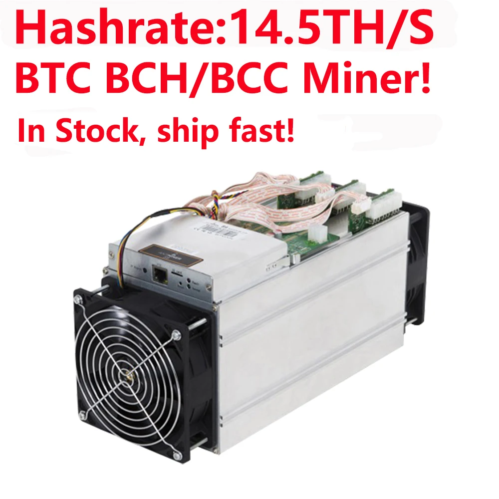 В наличии быстрая доставка! Майнер BTC BCH/BCC! Bitmain Antminer S9j 14.5 биткоинов 14.5TH/S Asic Miner 16nm