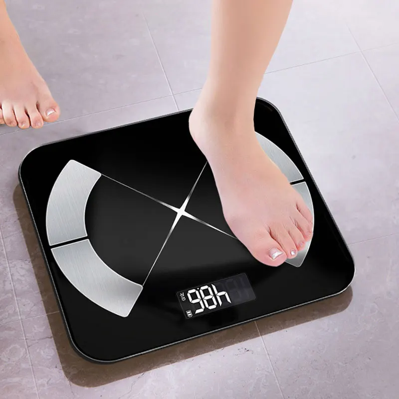 

Multifunction Body Fat Scale Floor Scientific Smart Electronic LED Digital Weight Bathroom Balance Bluetooth APP Android or IOS