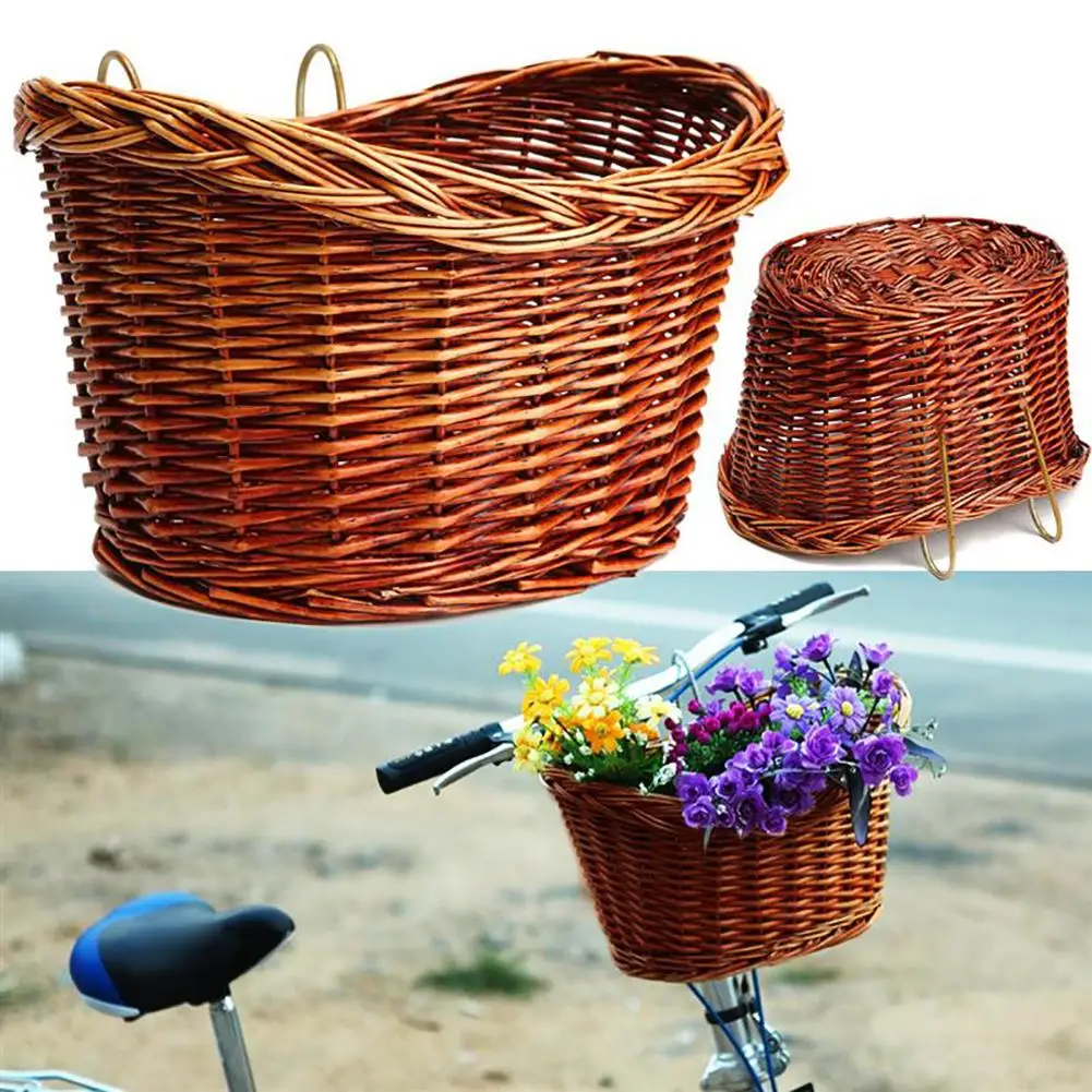 Cheap Classic Rustic Basket Willow Straps Bike Wicker Basket Large Space Cycling Bicycle Natural Strong Wicker Manual Basket 0 Cheap Classic Rustic Basket Willow Straps Bike Wicker Basket Large Space Cycling Bicycle Natural Strong Wicker Manual Basket 0