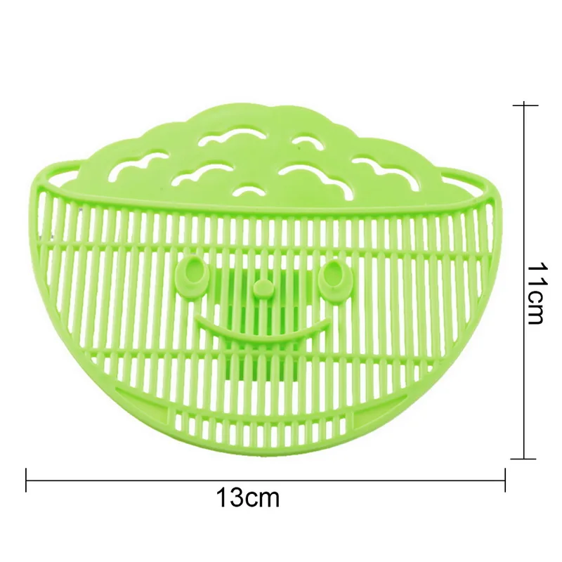 Urijk в форме листа промывка риса гаджет лапша спагетти бобы дуршлаги и ситечки Кухня Фрукты и овощи инструмент для очистки анти разлива - Цвет: style 2 green