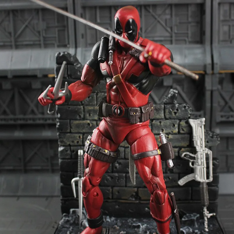 

Super Hero X-Men Deadpool PVC Action Figure Collectible Model Toy 18cm KT1931
