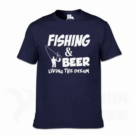 Футболка с надписью «Fishings» и надписью «Fishinger Beer Fish Live The Dream», футболка с надписью «Sporter Flying Fresh Fun Gift», футболки