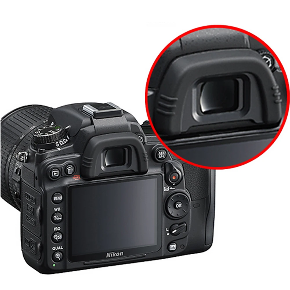 Резиновый окуляр видоискателя DK21 наглазник для DK 21 Nikon D610 D600 D7000 D90 D300 D200 D100 D50 D70s