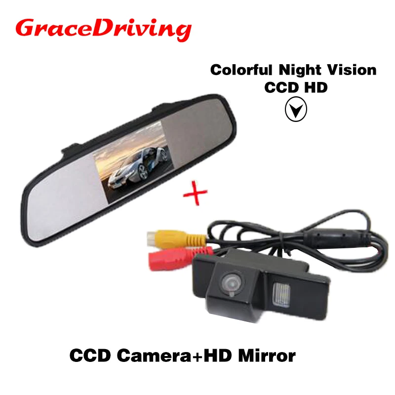 CCD Auto rückansicht parkplatz kamera für Nissan X-Trail Qashqai Excell Geniss citroen C4 C5 Geely Peugeot + 4,3 CCD Auto rückansicht parkplatz kamera für Nissan X-Trail Qashqai Excell Geniss citroen C4 C5 Geely Peugeot + 4,3