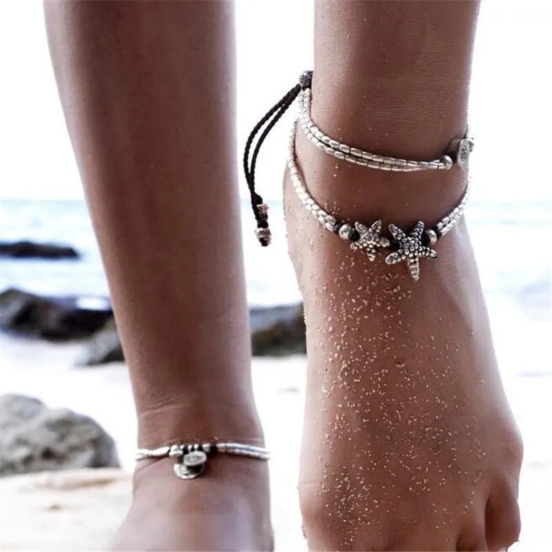 Huitan Ocean Theme Turtle Shell Women Anklets Fashion Beach Accessories Jewelry Foot Bracelet For Women Cute Gift For Sweetie Huitan Ocean Theme Turtle Shell Women Anklets Fashion Beach Accessories Jewelry Foot Bracelet For Women Cute Gift For Sweetie