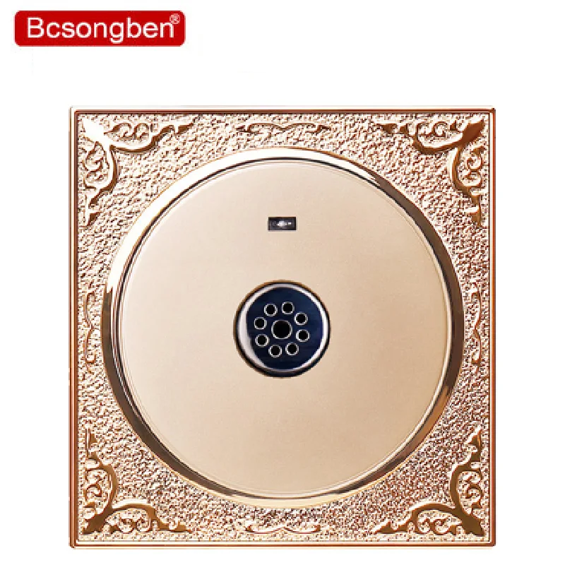 

220v 86 wall smart home led sound light control energy-saving delay switch
