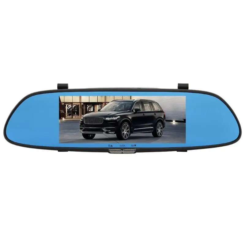 

HD 1080p Dual Lens 7in Rearview Mirror Camera Recorder Car DVR Dash Cam Rear camera Car charger Auto Registrator Camcorder