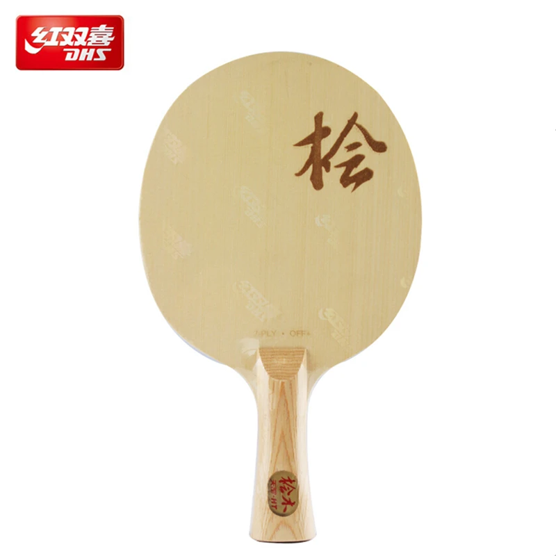 DHS Table tennis blade DI-HT HINOKI surface 7 ply pure wood Cypress ping pong racket bat paddle tenis de mesa | Спорт и развлечения
