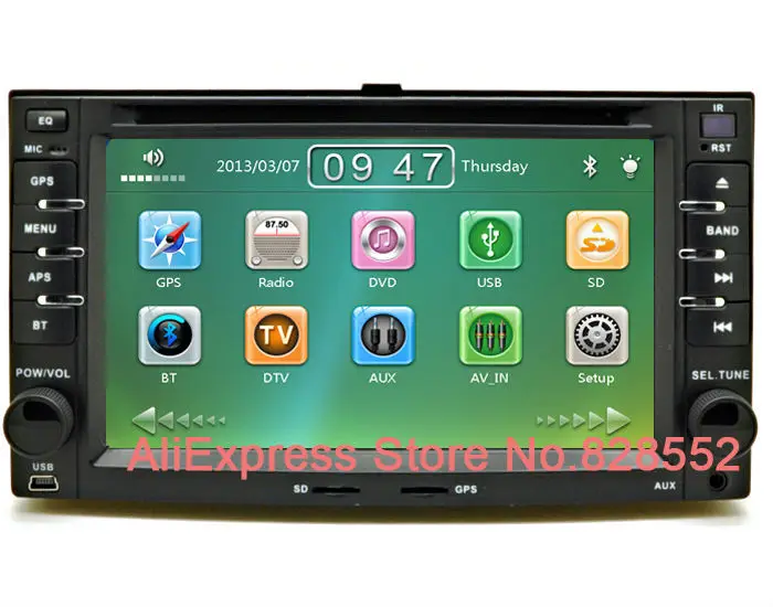 Flash Deal Free Shipping Car Radio For Old series Kia Carens/Sorento/Sportage /Cerato With Gps Navigation Raidio 0