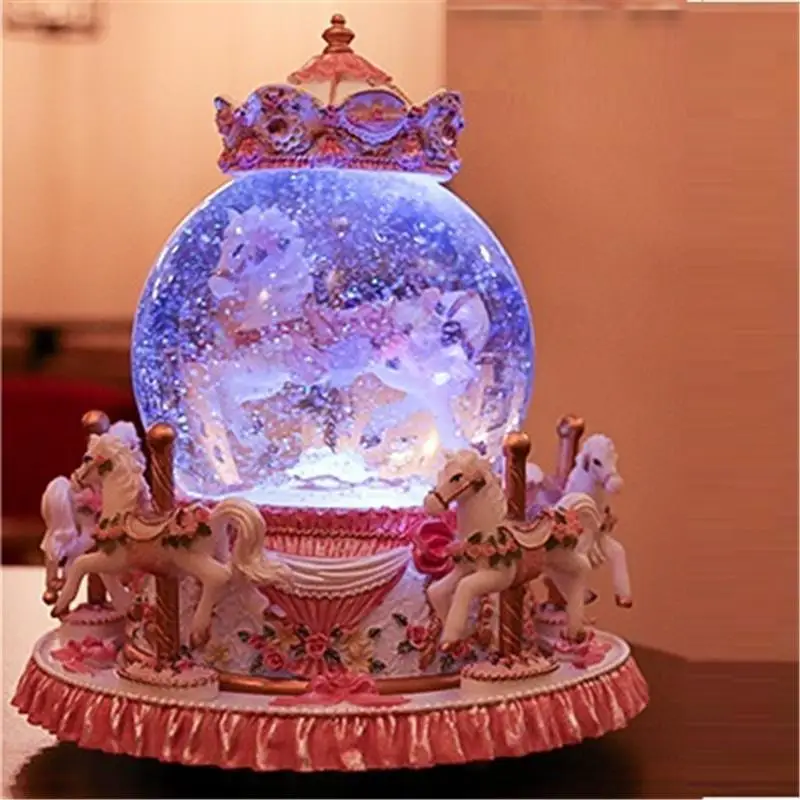 Аксессуары Note Muziekdoosje Caixinha De Muziek Musicale Snow Globe Musica Boite A Musique Caja музыкальная карусель музыкальная шкатулка - Цвет: Version C