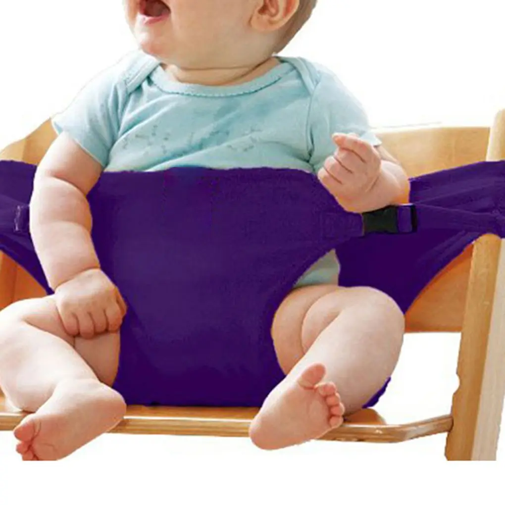 Детская сумка стул портативный младенческой кормления ремень безопасности автокресла складной моющийся обеденный Ланч Кормления Жгут высокий стул - Цвет: 8