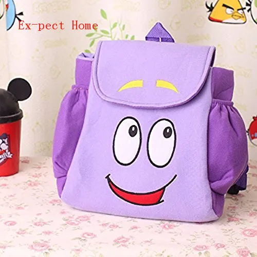 

20pcs Dora Explorer Backpack Rescue Bag with Map,Pre-Kindergarten Toys Purple gift favour