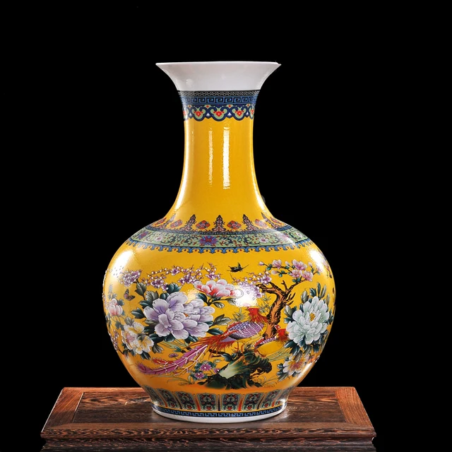 Luxury Jingdezhen Antique Porcelain Enamel Desgin Vase Big Floor Vase Chinese Classical Decoration Large Ancient Palace Vases 5