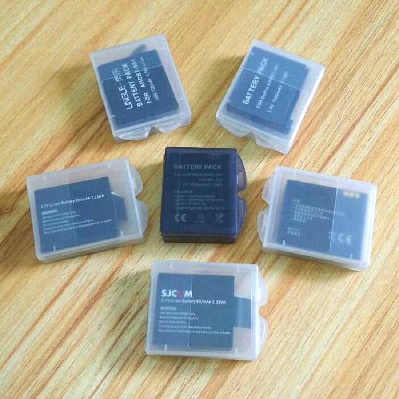 

Clownfish 2PCS Battery Case Storage Box Cover for GoPro Hero7 6 5 4 3 Xiaomi Yi 4K Mijia SJCAM SJ4/5000 C30 H9 THIEYE T5E Camera