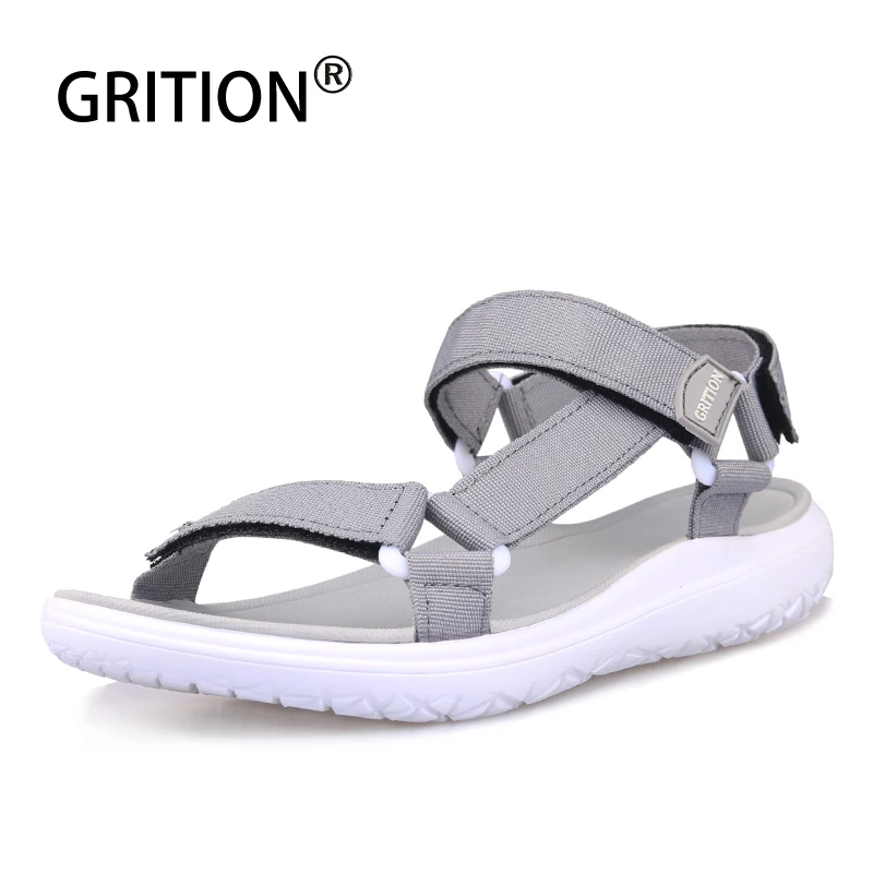 GRITION Women Sport Sandals Flat Summer Platform Open Toe Sandals Outdoor Beach Female Walking Ladies Comfort Fashion Shoes