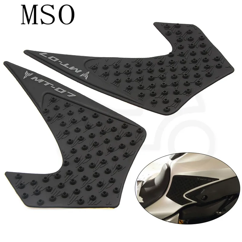 For Yamaha MT-07 MT07 2013 2014 2015 16 17 Motorcycle Anti Slip Tank Pad 3M Side Gas Knee Grip Traction Pads Protector Stickers |