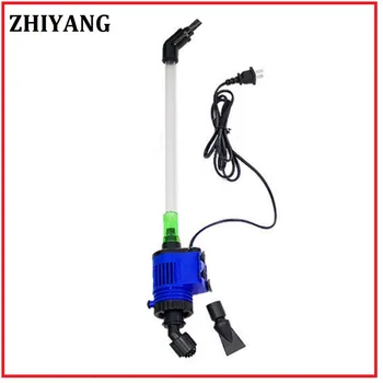 

ZHIYANG Aquarium Water Changer Powerful Suction Fish Feces Cleaner Pump Electric Syphon Auto Home Vacuum Fish Tank Sand Washer