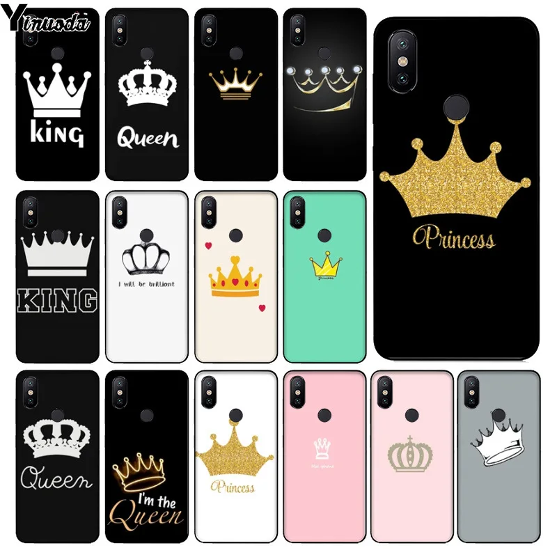 Yinuoda Cartoon Crown King and Queen DIY Printing Phone Shell for xiaomi mi 6 8 se note2 3 mix2 redmi 5 5plus note 4 5 5 Yinuoda Cartoon Crown King and Queen DIY Printing Phone Shell for xiaomi mi 6 8 se note2 3 mix2 redmi 5 5plus note 4 5 5