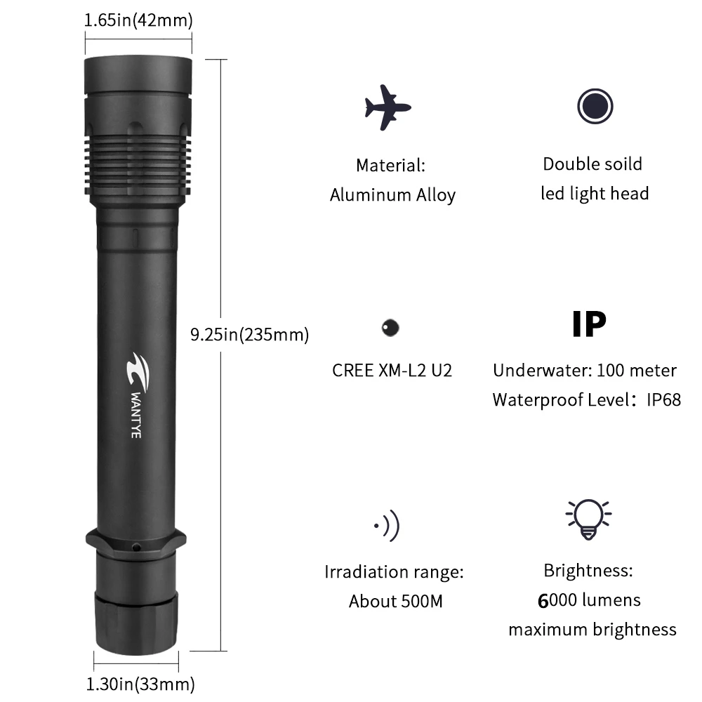 diving flashlamp