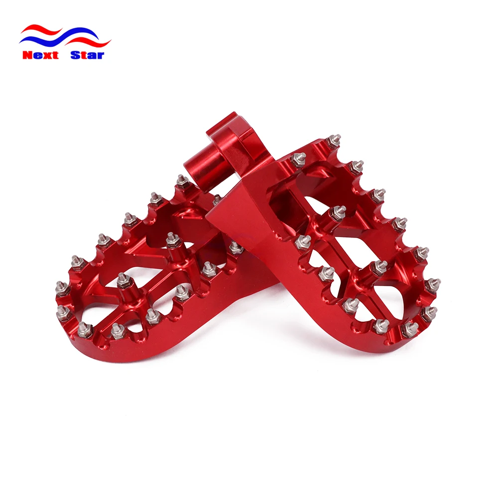 Подножки для мотоцикла с ЧПУ подножки Pegs педали HONDA YAMAHA CR125 CR250 CR500 CR 125 250 500 YZ YZ125 YZ250