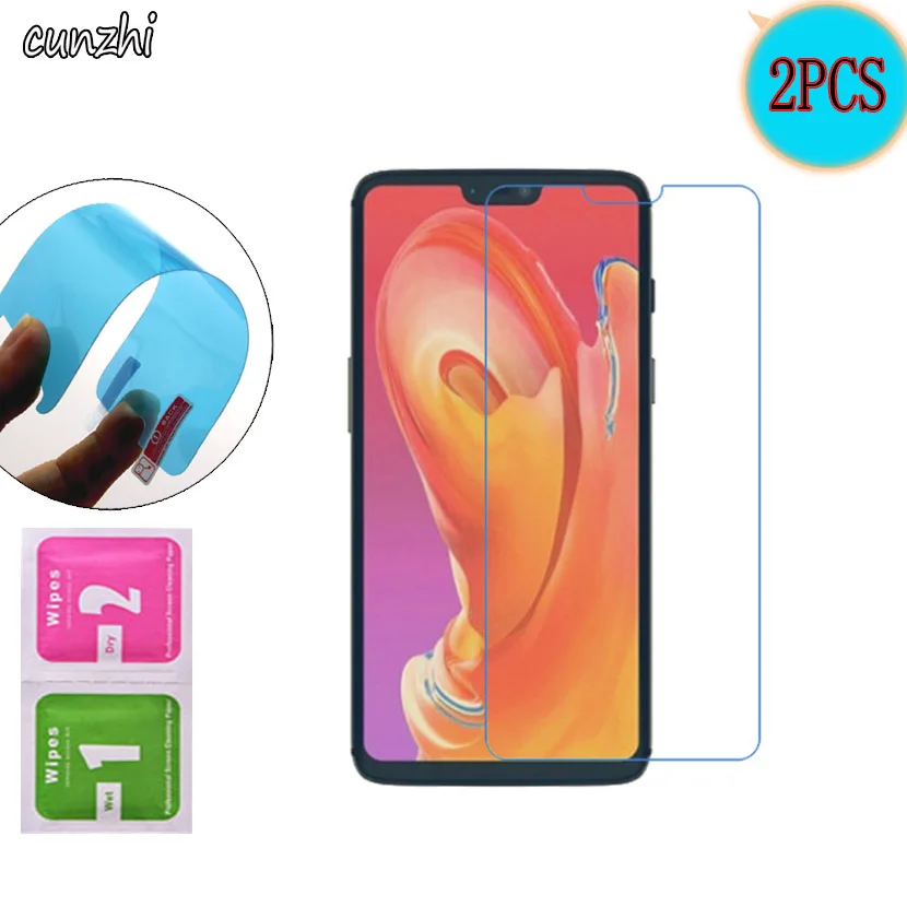 

For Oneplus 6 Ultra Clear TPU Soft Nano Explosion-proof Screen Protector Mobile Phone Film For Oneplus6 One Plus 6 Six