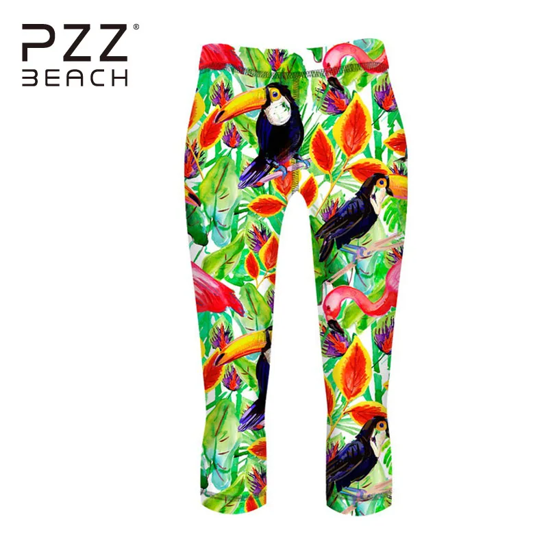 

Fashion Cool Toucan Print Yoga Pants Super Stretchy Elasticity Shaping Pencil Pants Push Up Seamless Running Clothes Leggings