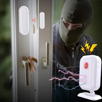 

Wireless Doorbell Welcome IR Infrared motion sensor Alarm 280M range home shop Door Bell Magnetic Chime night light Deaf