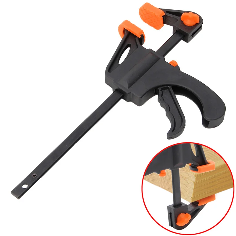 4 Inch Woodworking F Clamp Bar Clamp Quick Ratchet Release ...