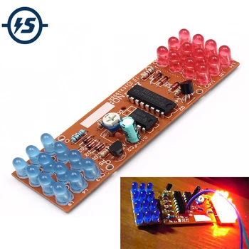 

10 Kinds Electronic DIY Kit Flashing Lights DIY Kit Strobe Practice Learning Kits Suite Parts Gift