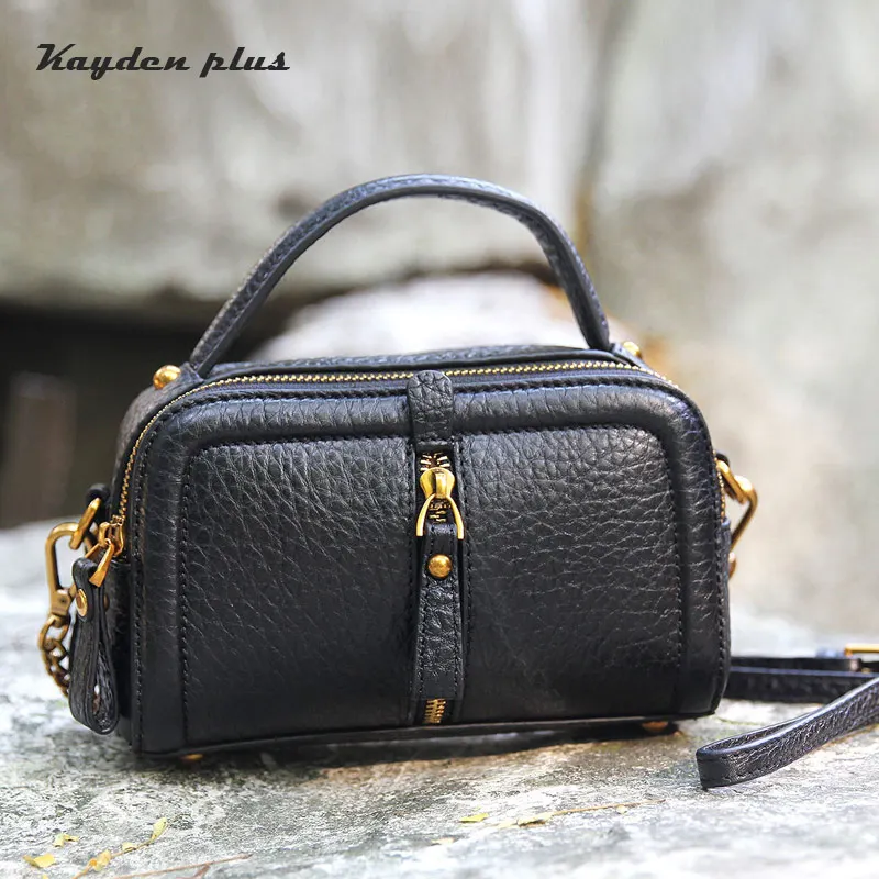 

New Women Messenger Bag Package Small Shoulder Fashion Female Bags Genuine Leather Handbags Girls High Quality Ladies Party Bag