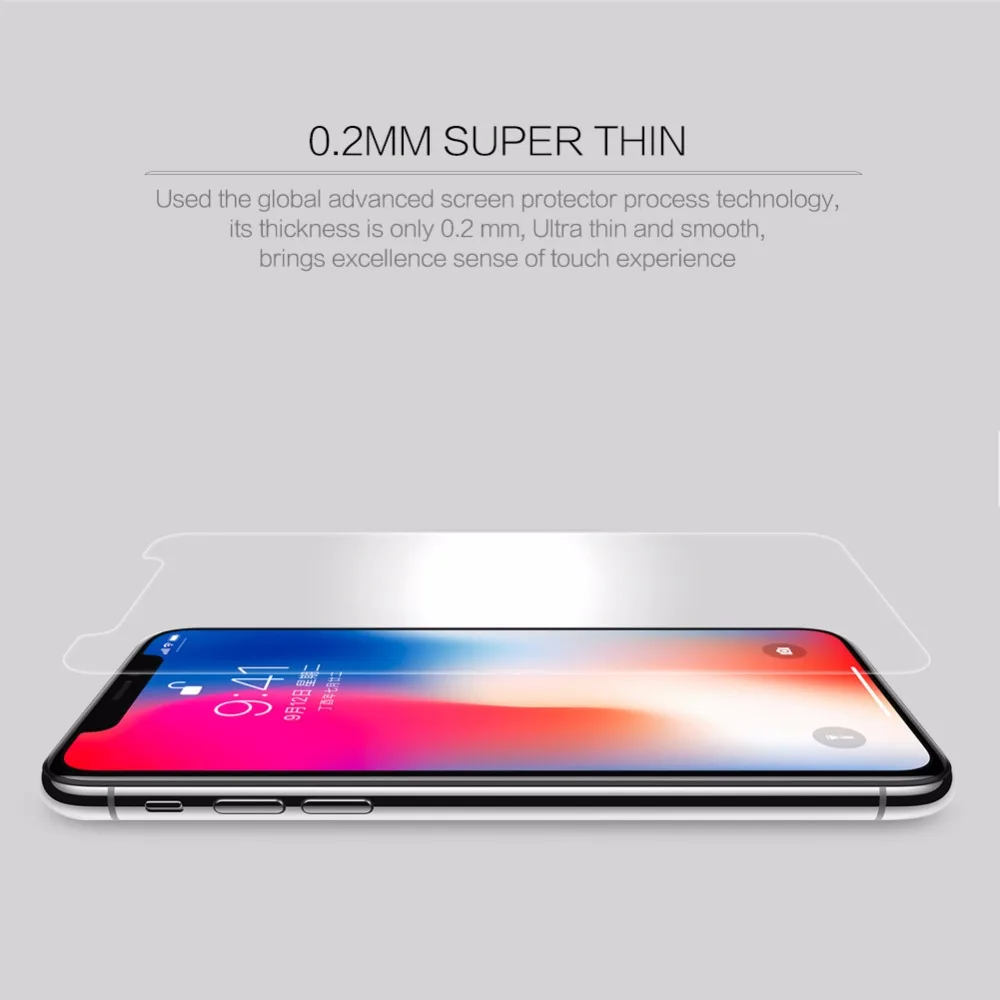 Nillkin для iPhone 8/7/X/XS/XR/6s/6 защитное стекло 9H прозрачное Защитное стекло для iPhone Xs Max 8/7/6s/6 Plus стекло