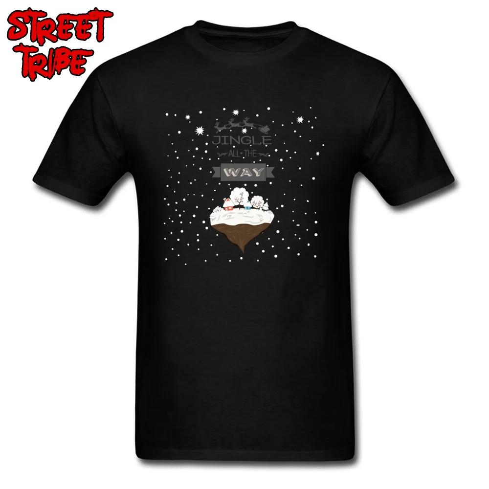 Summer Christmas Land Student T-shirts Classic Labor Day Short Sleeve Round Collar 100% Cotton Tops Shirts Casual Tee Shirt Christmas Land black