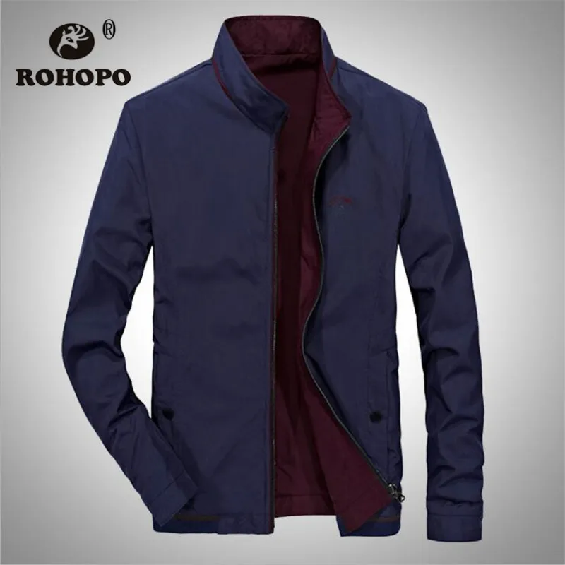 

Double Sided brand Jacket Man 2019 Spring Top Quality Breathable Soft Casual Outwear 3XL 4XL Plus Big Size Quick Dry Summer Coat