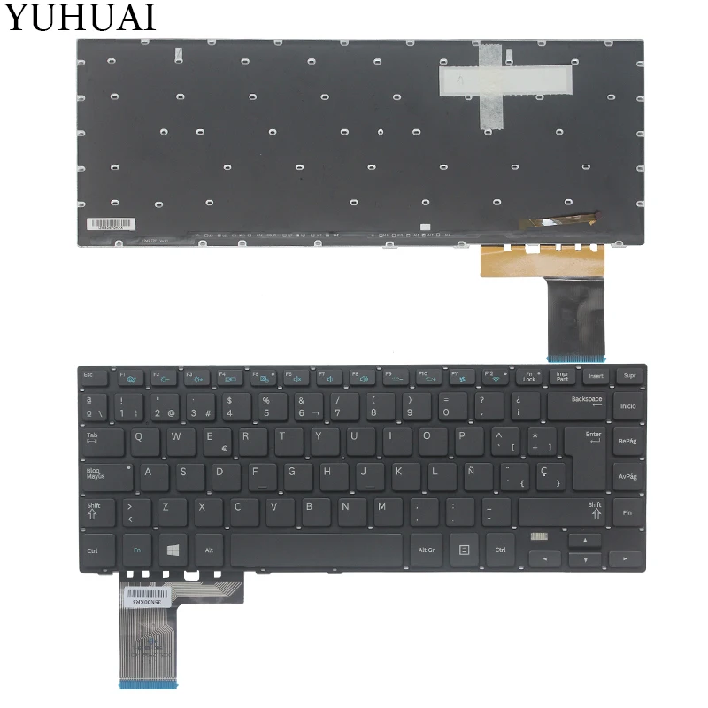 Новая испанская клавиатура для ноутбука для samsung 530U4E 540U4E NP530U4E NP540U4E SP Клавиатура с подсветкой