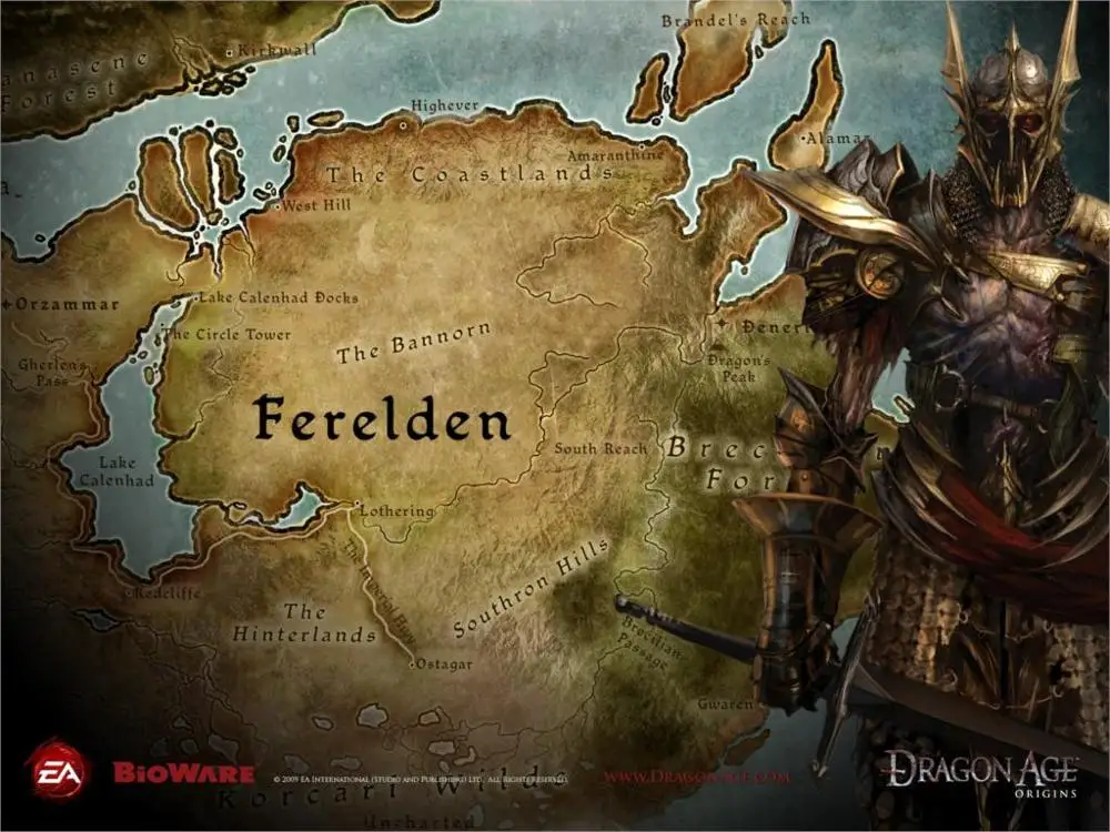 Maps Map M1 Ostagar Maps Dragon Age Origins Return To