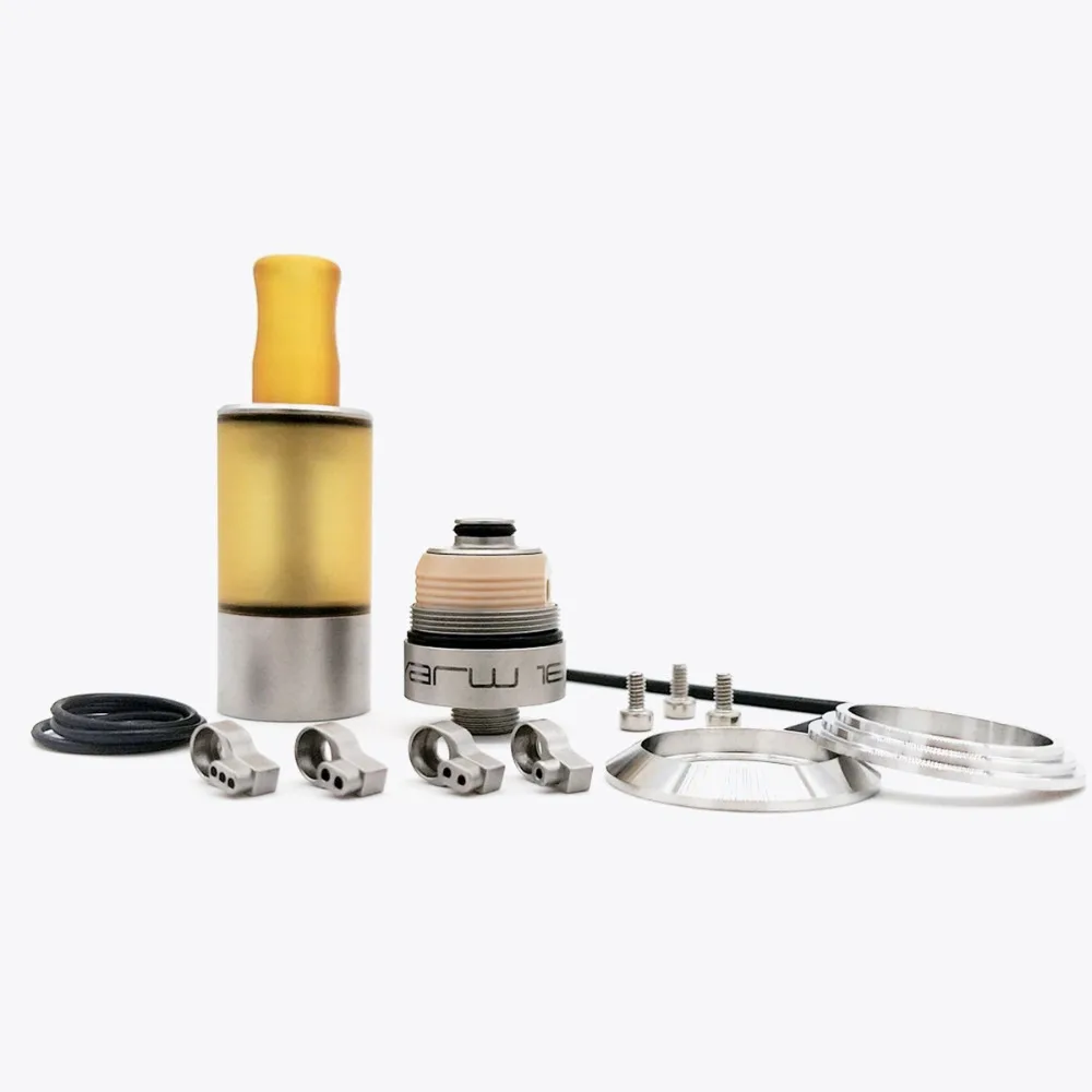 Volcanee Coppervape Dvarw 16 мм MTL RTA 2 мл PEI капельный наконечник с одной катушкой DIY