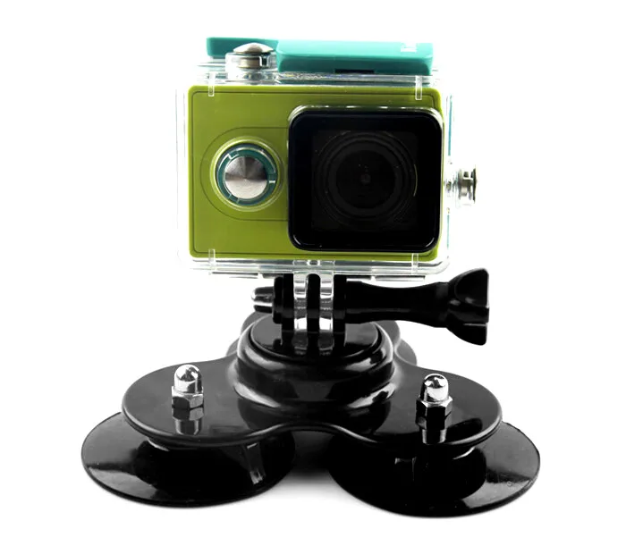 Мощный портативная рация 3 присосок держатель винт Автомобильная присоска-держатель Подставка Кронштейн для экшн-Камеры Gopro Hero 7/6/5/4/3+/3/2/1 SJCAM спортивной экшн-камеры Xiaomi Yi Камера
