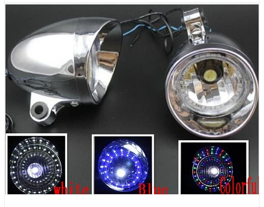 Хромированная светодиодная противотуманная фара для вождения Yamaha VStar 400 650 1100 1300