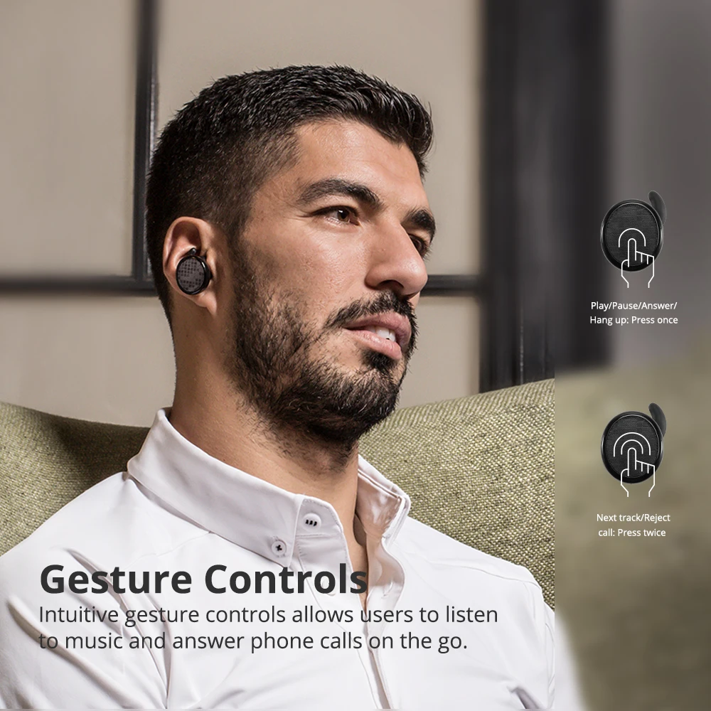 Tronsmart Encore Spunky Buds беспроводные наушники Bluetooth 5 0 TWS Siri Assistant IPX5 водонепроницаемые