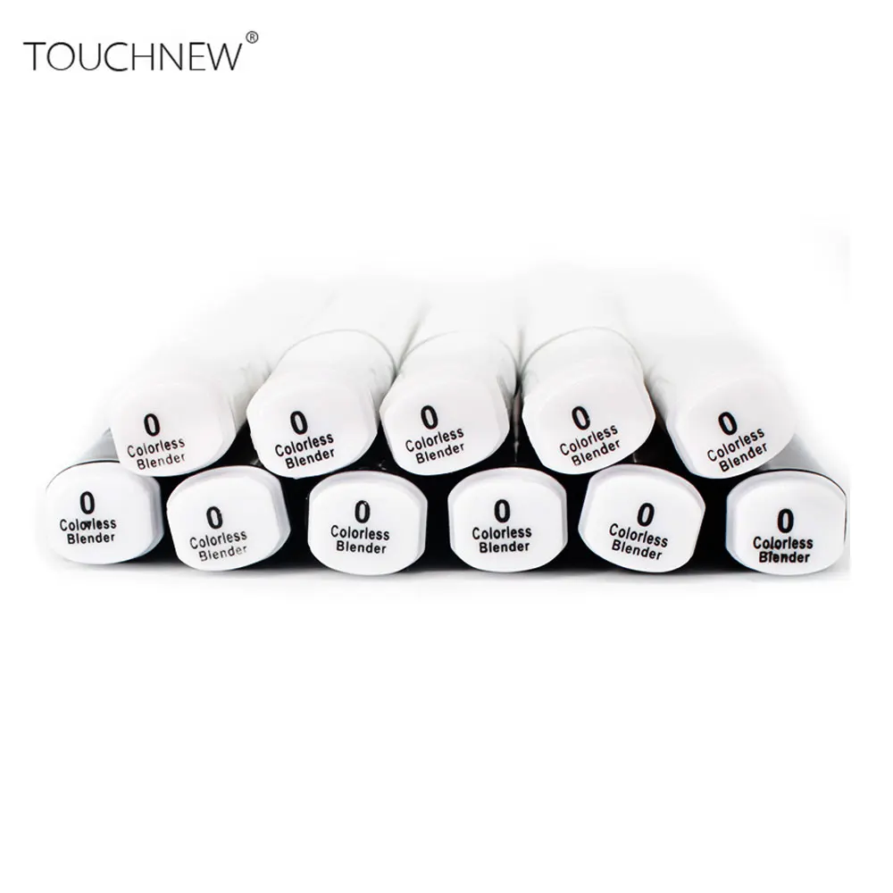 

TouchNew 0# Colorless Blender Marker Pen Dual Tip Alcohol Based Marker Pen for Artist School Coloring Sketch Design Stationery