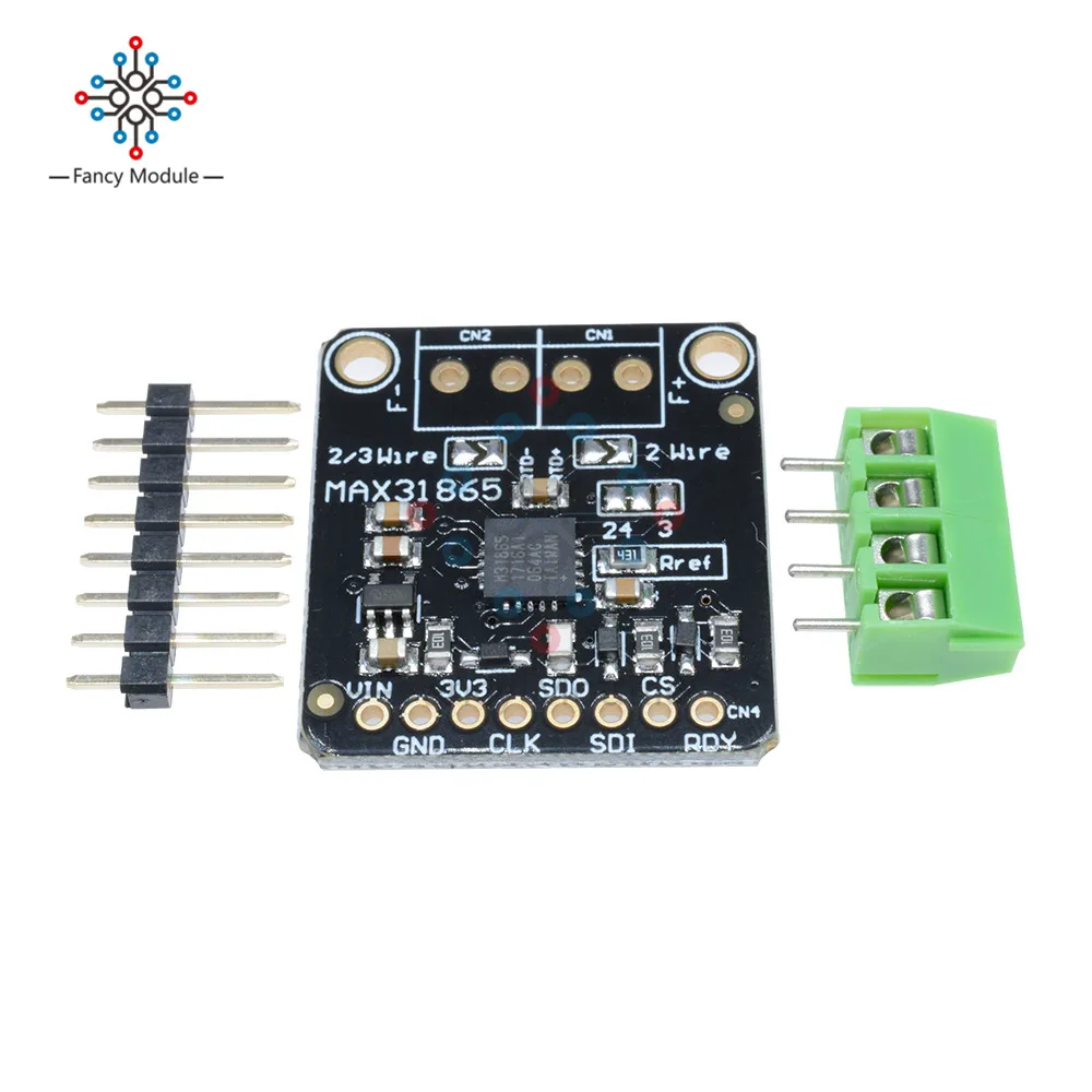 DC 3 5 V MAX31865 SPI PT100/PT1000 RTD to Digital плата преобразователя температуры термопары модуль