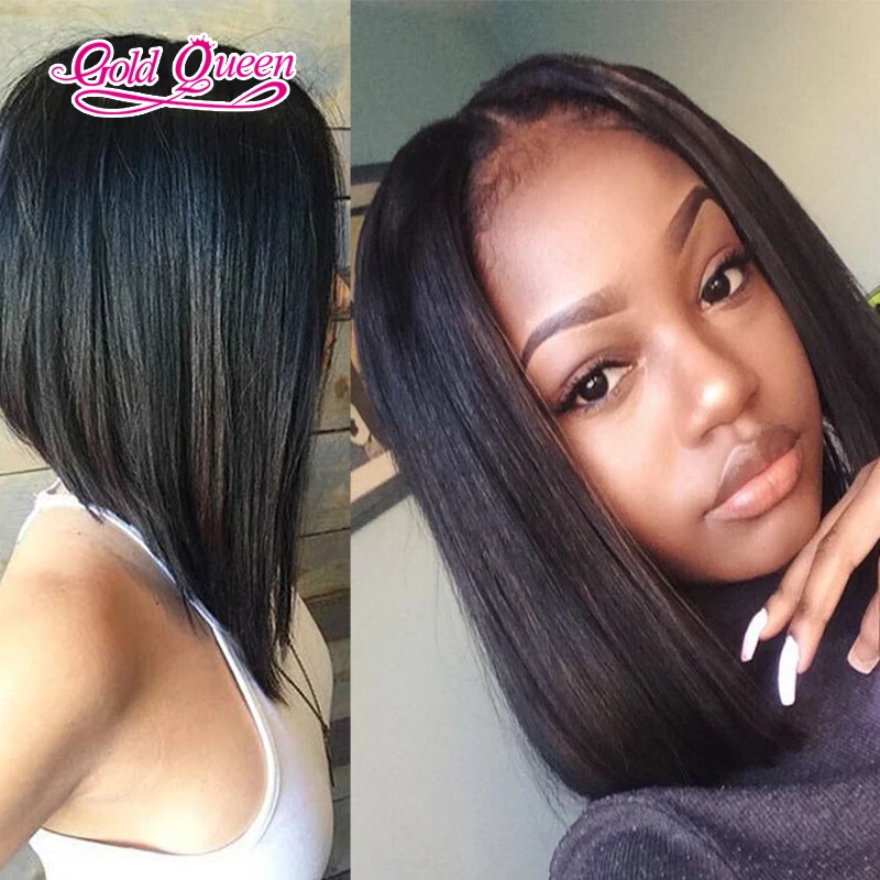 12inch Full Lace Bob Wigs Gold Queen Hair Products Virgin