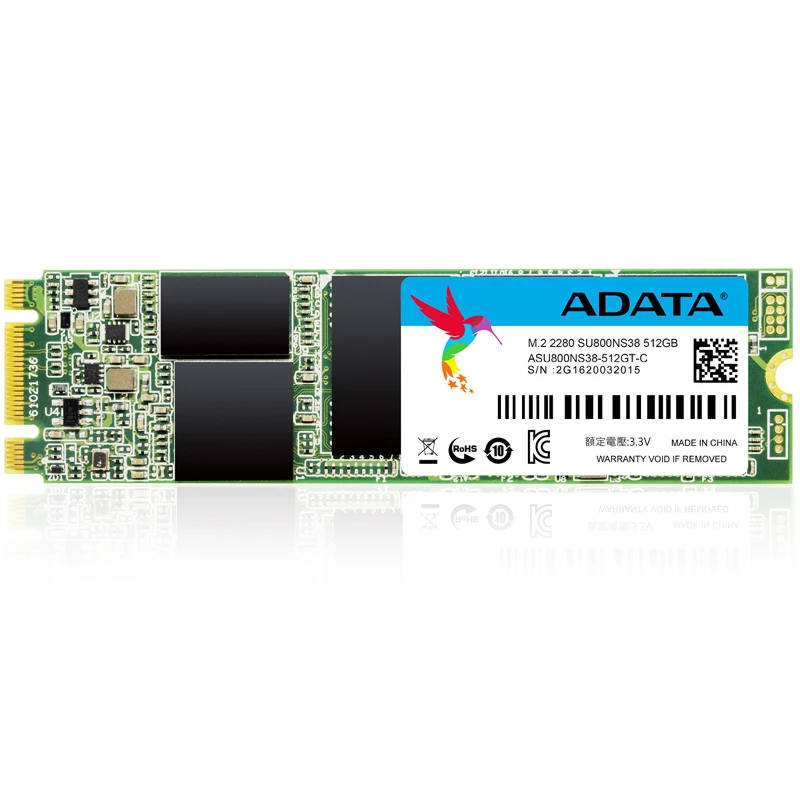 ADATA M.2 SSD SU800 128GB M2 2280 3D NANO NGFF твердотельный накопитель HD Жесткий диск для ноутбука